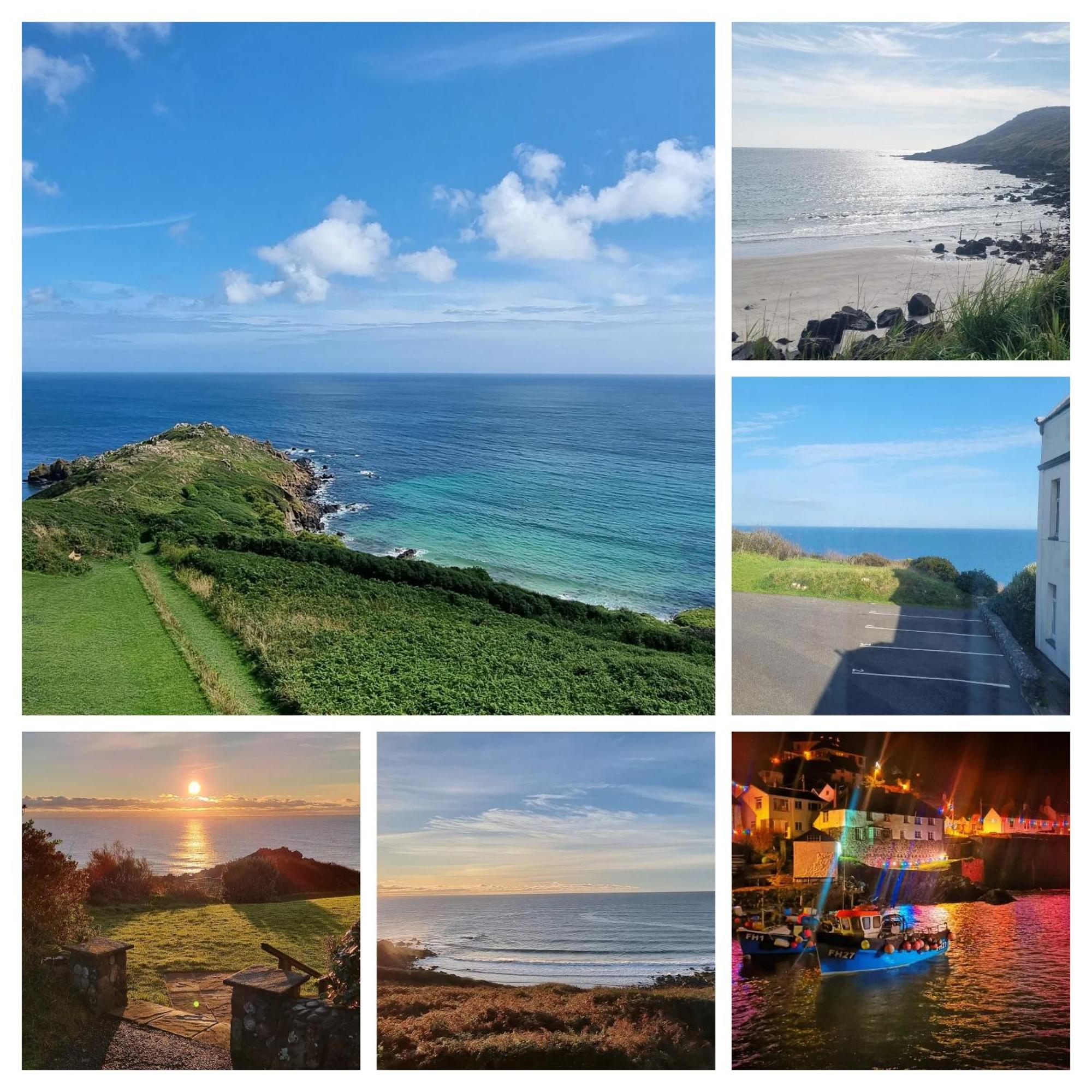 Journeys End With Stunning Sea Views From The Headland Villa Coverack Dış mekan fotoğraf